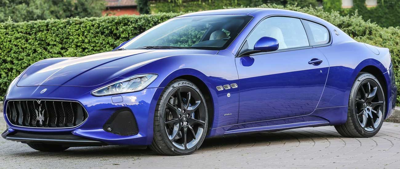 Blue Maserati Gran Turismo